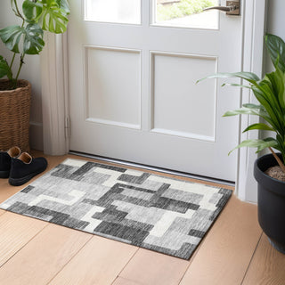 Piper Looms Mayfield Modern AMF740 Gray Machine Washable Area Rug Scatter Lifestyle Image Feature