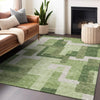Piper Looms Mayfield Modern AMF740 Green Machine Washable Area Rug Lifestyle Image Feature