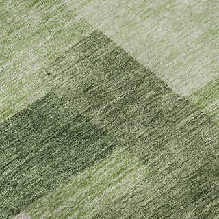 Piper Looms Mayfield Modern AMF740 Green Machine Washable Area Rug Swatch Image
