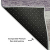 Piper Looms Mayfield Modern AMF740 Lavender Machine Washable Area Rug Backing Image