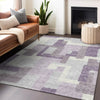 Piper Looms Mayfield Modern AMF740 Lavender Machine Washable Area Rug Lifestyle Image Feature