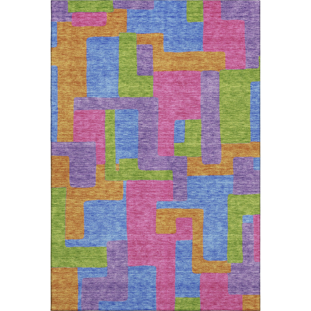 Piper Looms Mayfield Modern AMF740 Purple Machine Washable Area Rug main image