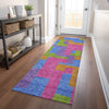 Piper Looms Mayfield Modern AMF740 Purple Machine Washable Area Rug Runner Lifestyle Image Feature