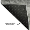 Piper Looms Mayfield Modern AMF740 Silver Machine Washable Area Rug Backing Image