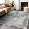 Piper Looms Mayfield Modern AMF740 Silver Machine Washable Area Rug Lifestyle Image Feature