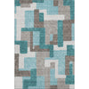 Piper Looms Mayfield Modern AMF740 Teal Machine Washable Area Rug main image
