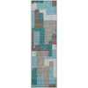 Piper Looms Mayfield Modern AMF740 Teal Machine Washable Area Rug Runner Main Image