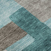 Piper Looms Mayfield Modern AMF740 Teal Machine Washable Area Rug Swatch Image