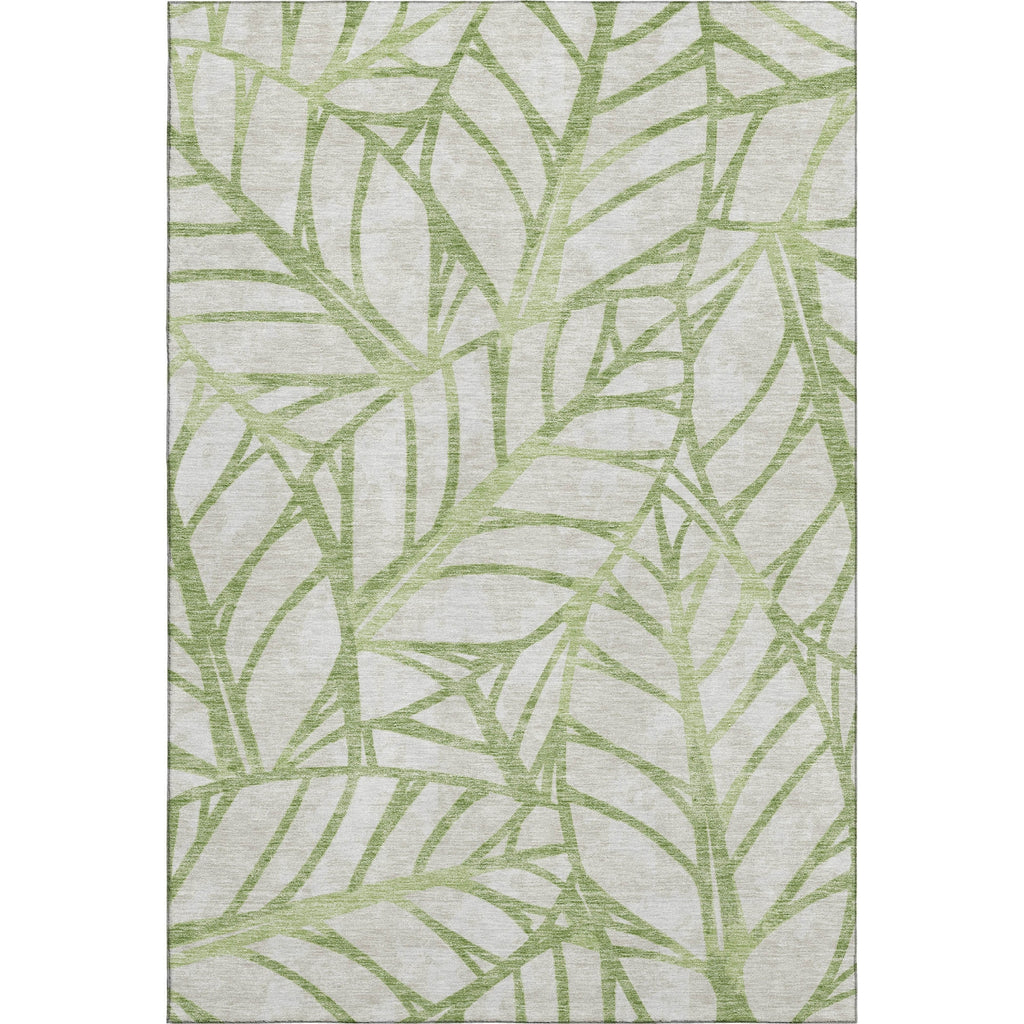 Piper Looms Mayfield Floral AMF741 Aloe Machine Washable Area Rug main image