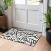 Piper Looms Mayfield Floral AMF741 Black Machine Washable Area Rug Scatter Lifestyle Image Feature