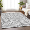 Piper Looms Mayfield Floral AMF741 Gray Machine Washable Area Rug Lifestyle Image Feature