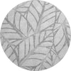Piper Looms Mayfield Floral AMF741 Gray Machine Washable Area Rug Round Main Image