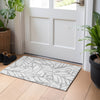Piper Looms Mayfield Floral AMF741 Gray Machine Washable Area Rug Scatter Lifestyle Image Feature