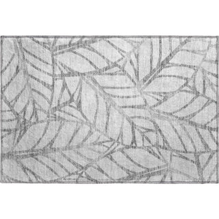 Piper Looms Mayfield Floral AMF741 Gray Machine Washable Area Rug Scatter Main Image