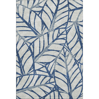 Piper Looms Mayfield Floral AMF741 Navy Machine Washable Area Rug main image