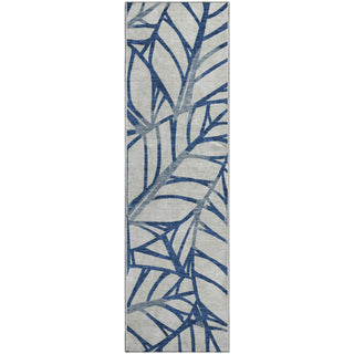 Piper Looms Mayfield Floral AMF741 Navy Machine Washable Area Rug Runner Main Image