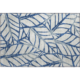 Piper Looms Mayfield Floral AMF741 Navy Machine Washable Area Rug Scatter Main Image