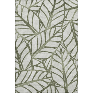 Piper Looms Mayfield Floral AMF741 Olive Machine Washable Area Rug main image