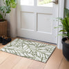 Piper Looms Mayfield Floral AMF741 Olive Machine Washable Area Rug Scatter Lifestyle Image Feature