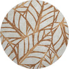 Piper Looms Mayfield Floral AMF741 Paprika Machine Washable Area Rug Round Main Image