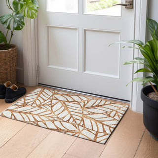 Piper Looms Mayfield Floral AMF741 Paprika Machine Washable Area Rug Scatter Lifestyle Image Feature