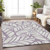 Piper Looms Mayfield Floral AMF741 Purple Machine Washable Area Rug Lifestyle Image Feature