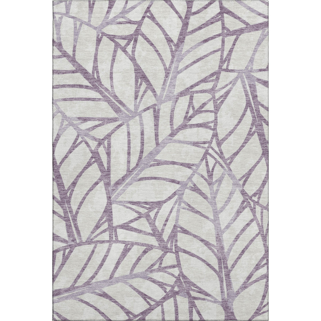 Piper Looms Mayfield Floral AMF741 Purple Machine Washable Area Rug main image