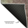 Piper Looms Mayfield Squares AMF742 Beige Machine Washable Area Rug Backing Image