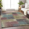 Piper Looms Mayfield Squares AMF742 Beige Machine Washable Area Rug Lifestyle Image Feature