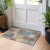Piper Looms Mayfield Squares AMF742 Beige Machine Washable Area Rug Scatter Lifestyle Image Feature
