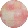 Piper Looms Mayfield Squares AMF742 Blush Machine Washable Area Rug Round Main Image