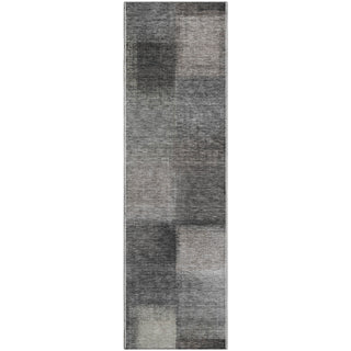 Piper Looms Mayfield Squares AMF742 Charcoal Machine Washable Area Rug Runner Main Image