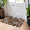 Piper Looms Mayfield Squares AMF742 Chocolate Machine Washable Area Rug Scatter Lifestyle Image Feature