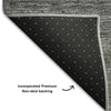 Piper Looms Mayfield Squares AMF742 Gray Machine Washable Area Rug Backing Image