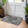 Piper Looms Mayfield Squares AMF742 Gray Machine Washable Area Rug Scatter Lifestyle Image Feature