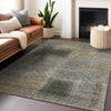 Piper Looms Mayfield Squares AMF742 Taupe Machine Washable Area Rug Lifestyle Image Feature