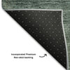 Piper Looms Mayfield Squares AMF742 Teal Machine Washable Area Rug Backing Image