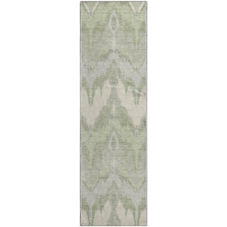 Piper Looms Mayfield Ikat AMF743 Aloe Machine Washable Area Rug Runner Main Image