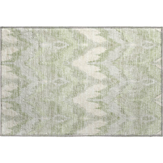 Piper Looms Mayfield Ikat AMF743 Aloe Machine Washable Area Rug Scatter Main Image
