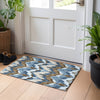 Piper Looms Mayfield Ikat AMF743 Blue Machine Washable Area Rug Scatter Lifestyle Image Feature