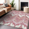 Piper Looms Mayfield Ikat AMF743 Blush Machine Washable Area Rug Lifestyle Image Feature