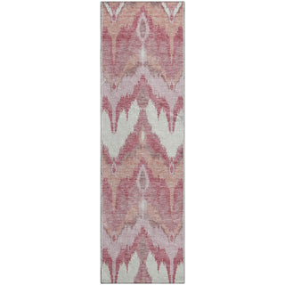 Piper Looms Mayfield Ikat AMF743 Blush Machine Washable Area Rug Runner Main Image