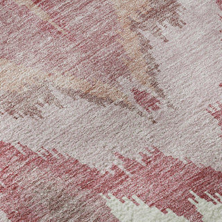Piper Looms Mayfield Ikat AMF743 Blush Machine Washable Area Rug Swatch Image