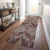 Piper Looms Mayfield Ikat AMF743 Burgundy Machine Washable Area Rug Runner Lifestyle Image Feature