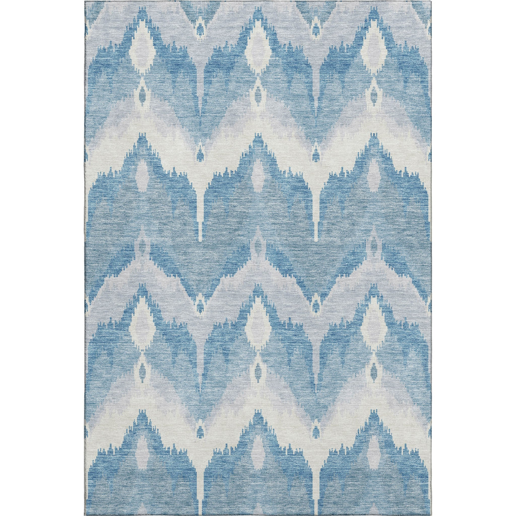 Piper Looms Mayfield Ikat AMF743 Denim Machine Washable Area Rug main image