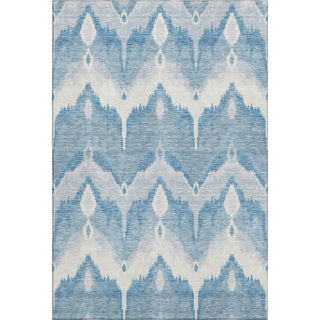 Piper Looms Mayfield Ikat AMF743 Denim Machine Washable Area Rug main image