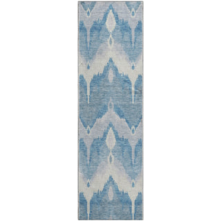 Piper Looms Mayfield Ikat AMF743 Denim Machine Washable Area Rug Runner Main Image