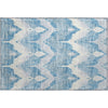 Piper Looms Mayfield Ikat AMF743 Denim Machine Washable Area Rug Scatter Main Image