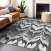 Piper Looms Mayfield Ikat AMF743 Gray Machine Washable Area Rug Lifestyle Image Feature