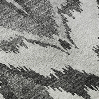 Piper Looms Mayfield Ikat AMF743 Gray Machine Washable Area Rug Swatch Image